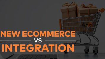 Which is harder: setting up a new e-store or integrating e-commerce with other systems?