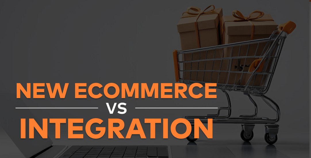 Which is harder: setting up a new e-store or integrating e-commerce with other systems?